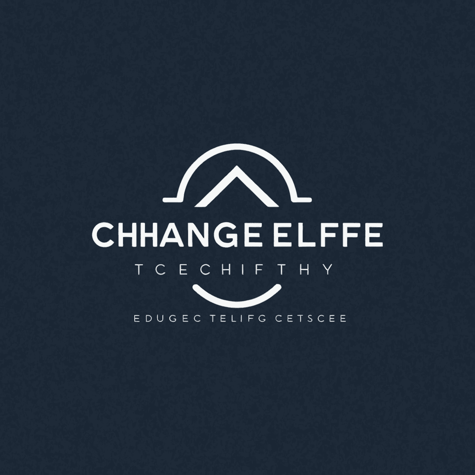 ChangeLIFETech logo featuring a modern, minimalist design with the company name in white text on a deep navy blue background