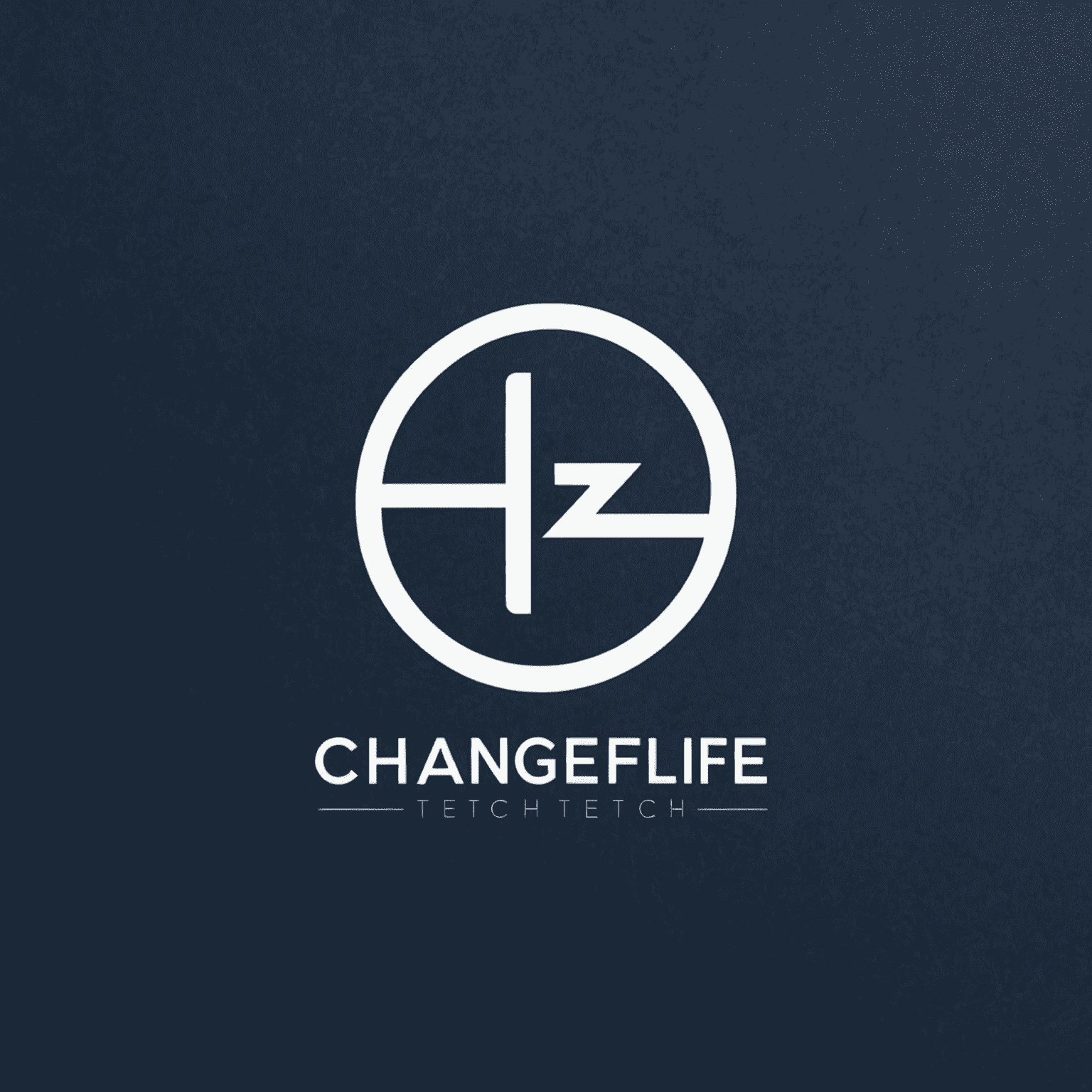 ChangeLIFETech logo featuring a modern, minimalist design with the company name in white text on a deep navy blue background